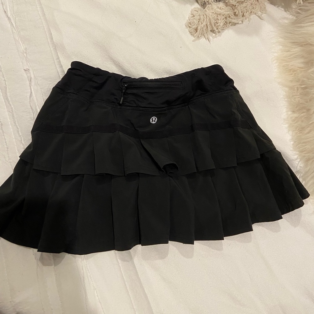 lululemon black tennis skirt!
